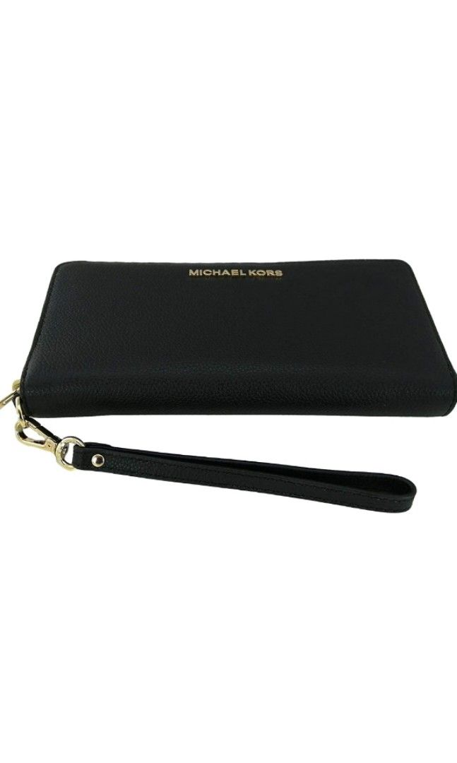 Jet set travel crossgrain leather continental wallet clearance