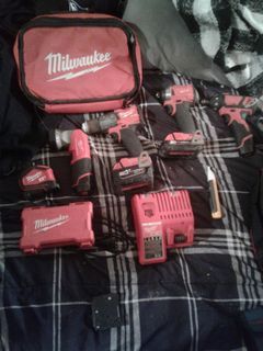 Milwaukee Tools with backpack tool bag