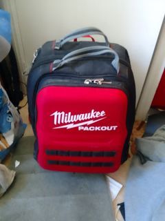 Milwaukee tools with backpack tool bag