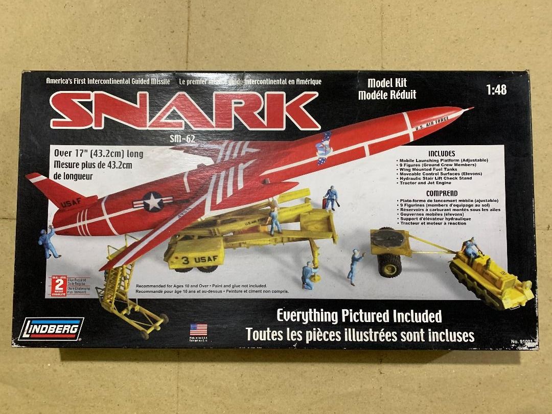 Model Kit: LINDBERG: 1:48 Scale: SNARK SM-62 Intercontinental Guided ...