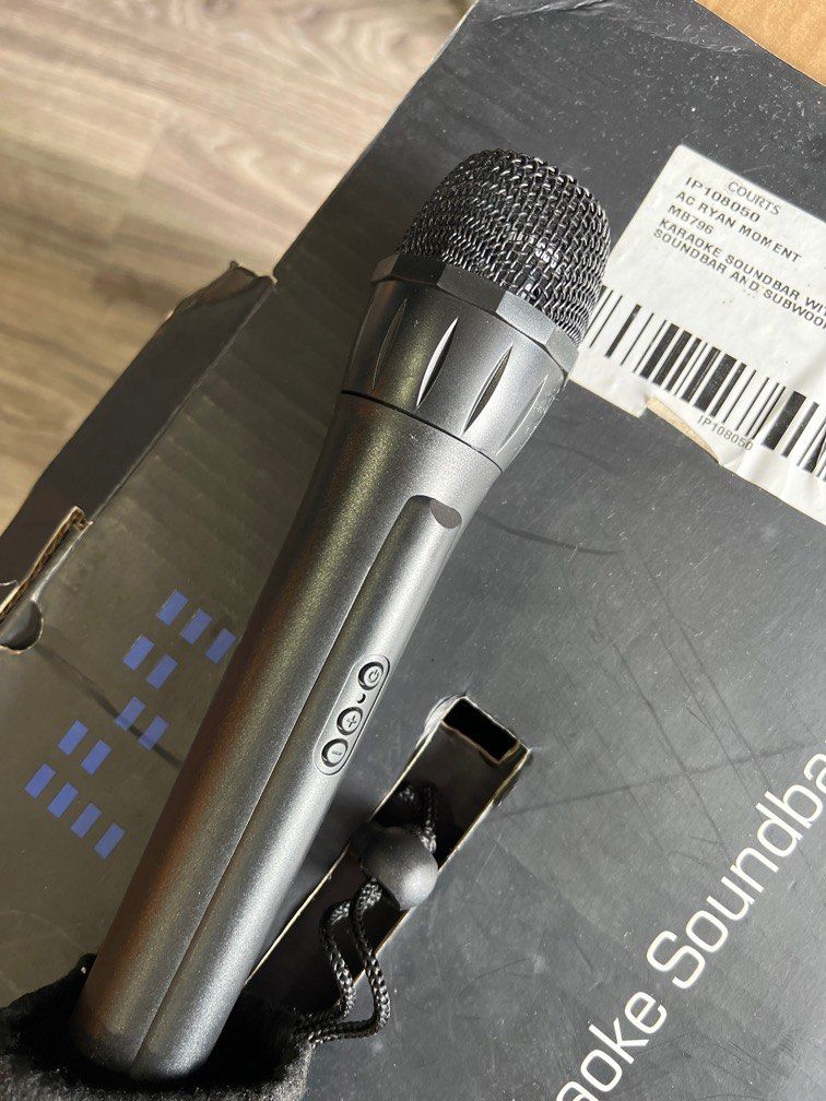 Moment karaoke soundbar with mic and subwoofer, TV & Home Appliances