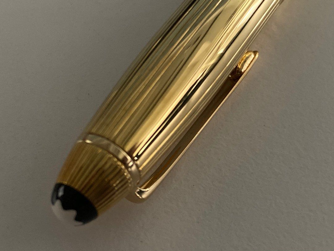 Montblanc 18k solid gold fountain pen, Hobbies & Toys, Stationery & Craft,  Stationery & School Supplies on Carousell