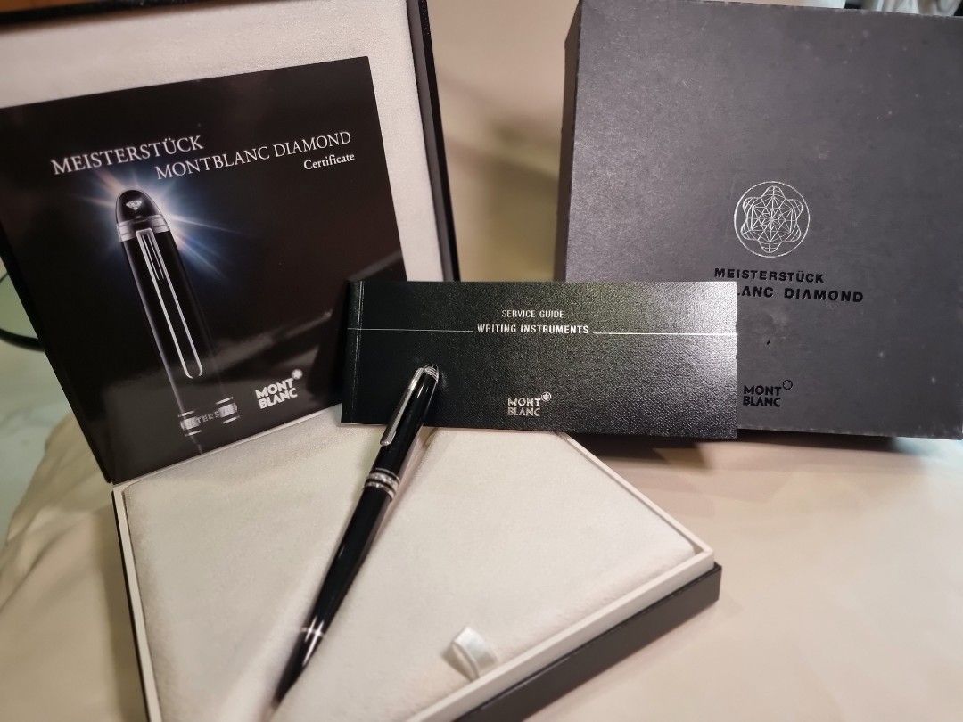 Montblanc meisterstuck deals diamond rollerball pen