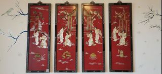 Mother of Pearl Painting (Set of 4)