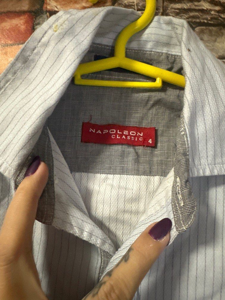 Napoleon Polo (Category: Babies & Kids Fashion) located in Makati City. Submitted by affordstuff (Listing ID 1225186945, Image 2). Description: Needs Laundry Fits 4-6 yrs old.