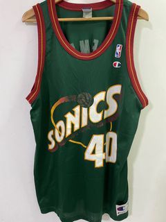 Vtg Champion Authentic Gary Payton Seattle Sonics #20 NBA Basketball Jersey  48