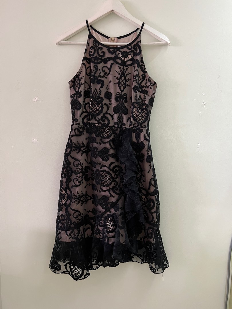 Neon Mello Black Lace Dress, Women's Fashion, Dresses & Sets, Dresses ...
