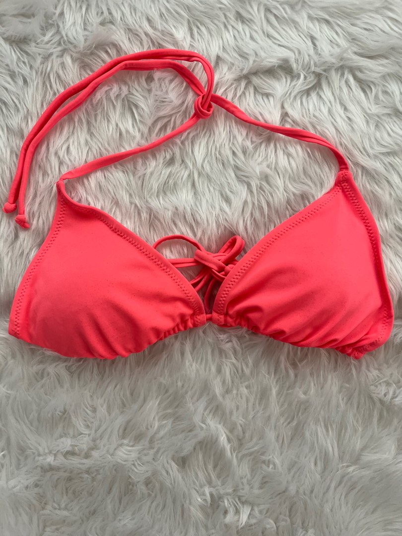 NEDU BIKINI TOP IN NEON PINK