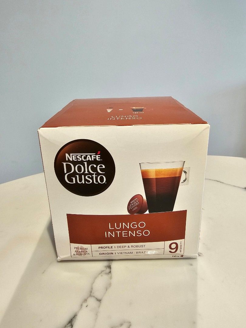 Nescafe Dolce Gusto Lungo Intenso capsules Food Drinks Beverages on Carousell