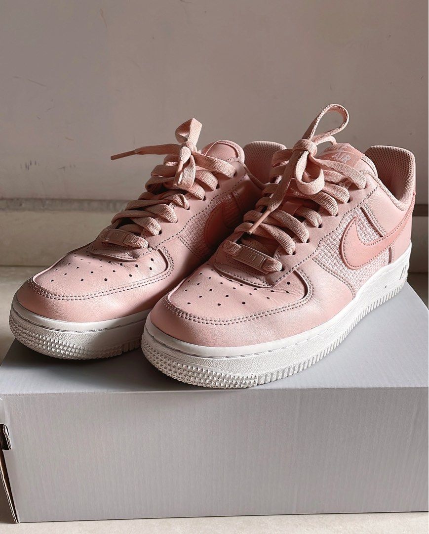 Nike Air Force 1 07 ESS Pink Oxford Summit Women s Fashion