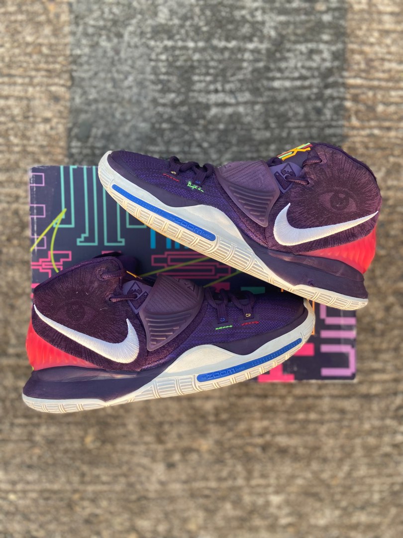 kyrie 6 purple on feet