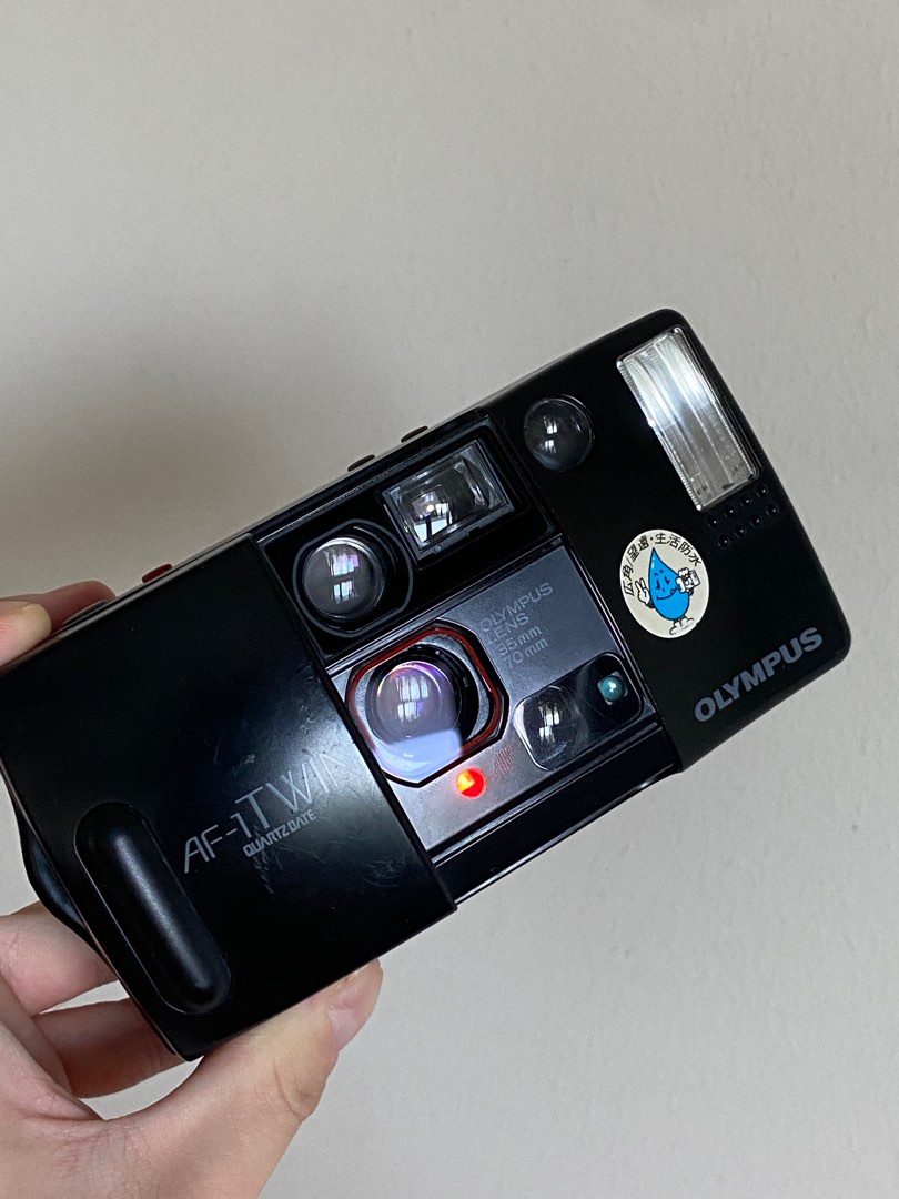 Olympus AF-1 Film Camera 35mm Compact Same Lens as MJU II - MINT + Strap | UK