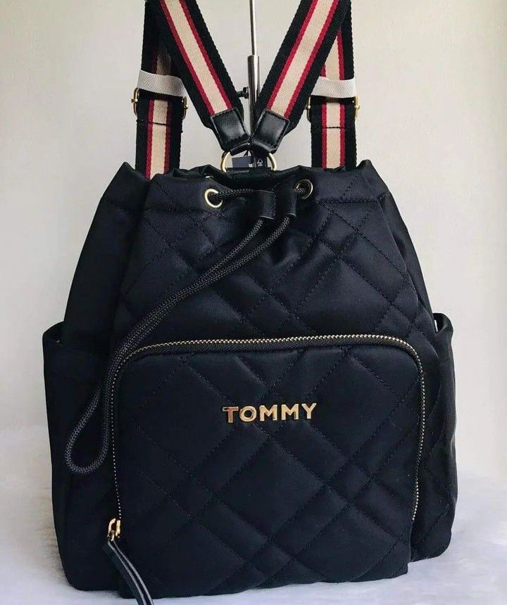 ON HAND TOMMY HILFIGER NYLON BACKPACK MEDIUM 984, Women's Fashion, Bags