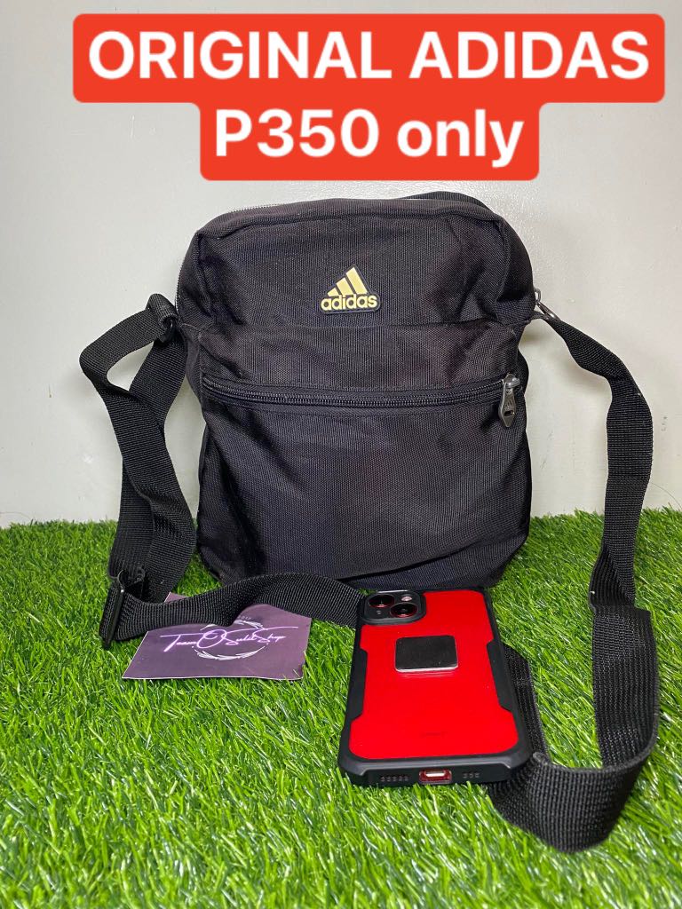 ORIGINAL ADIDAS SLING BAG MEN black, Men's Fashion, Bags, Sling Bags on