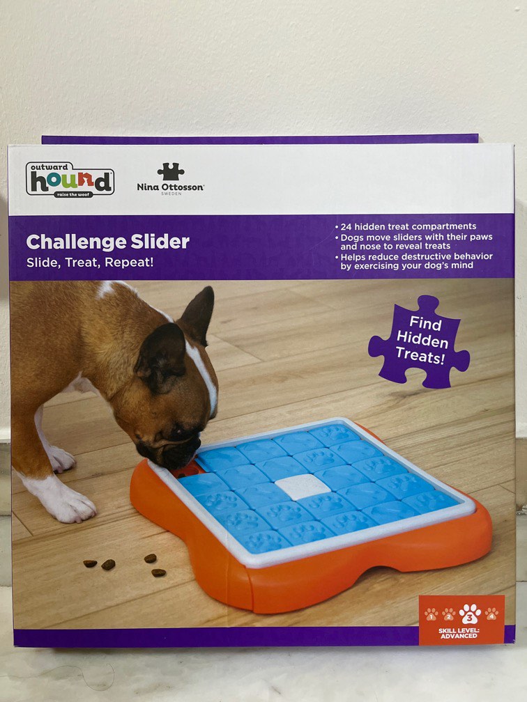 Outward Hound Nina Ottosson Hide & Slide Interactive Puzzle Game Dog Toy :  Target