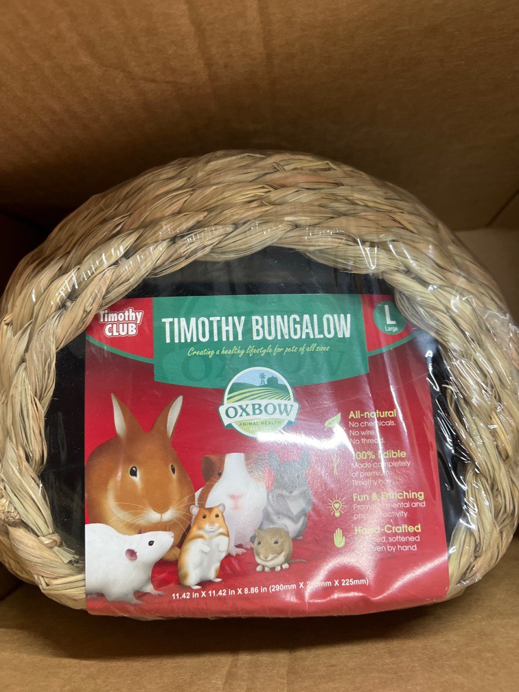 Oxbow Timothy Bungalow Large, Pet Supplies, Pet Food on Carousell