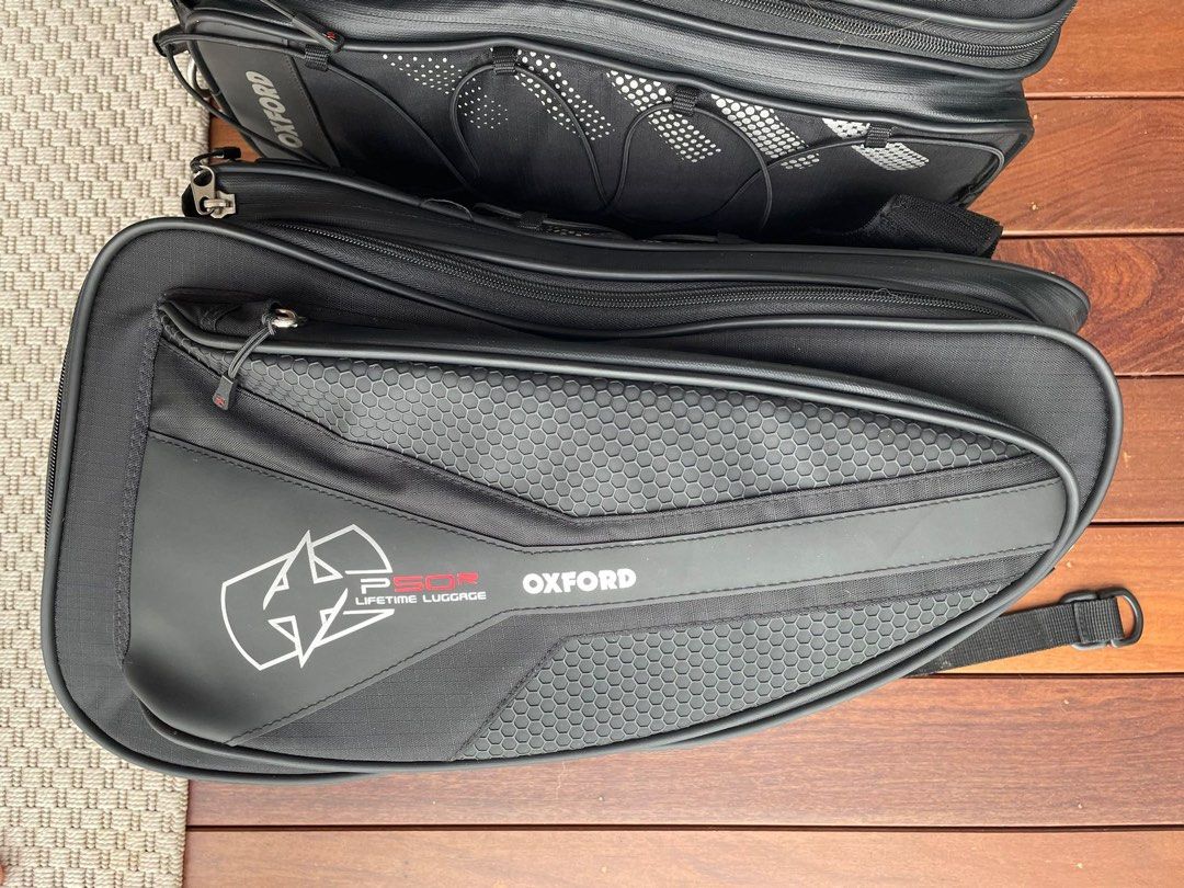 Oxford OL315 Black P50R Panniers, Motorcycles, Motorcycle Accessories