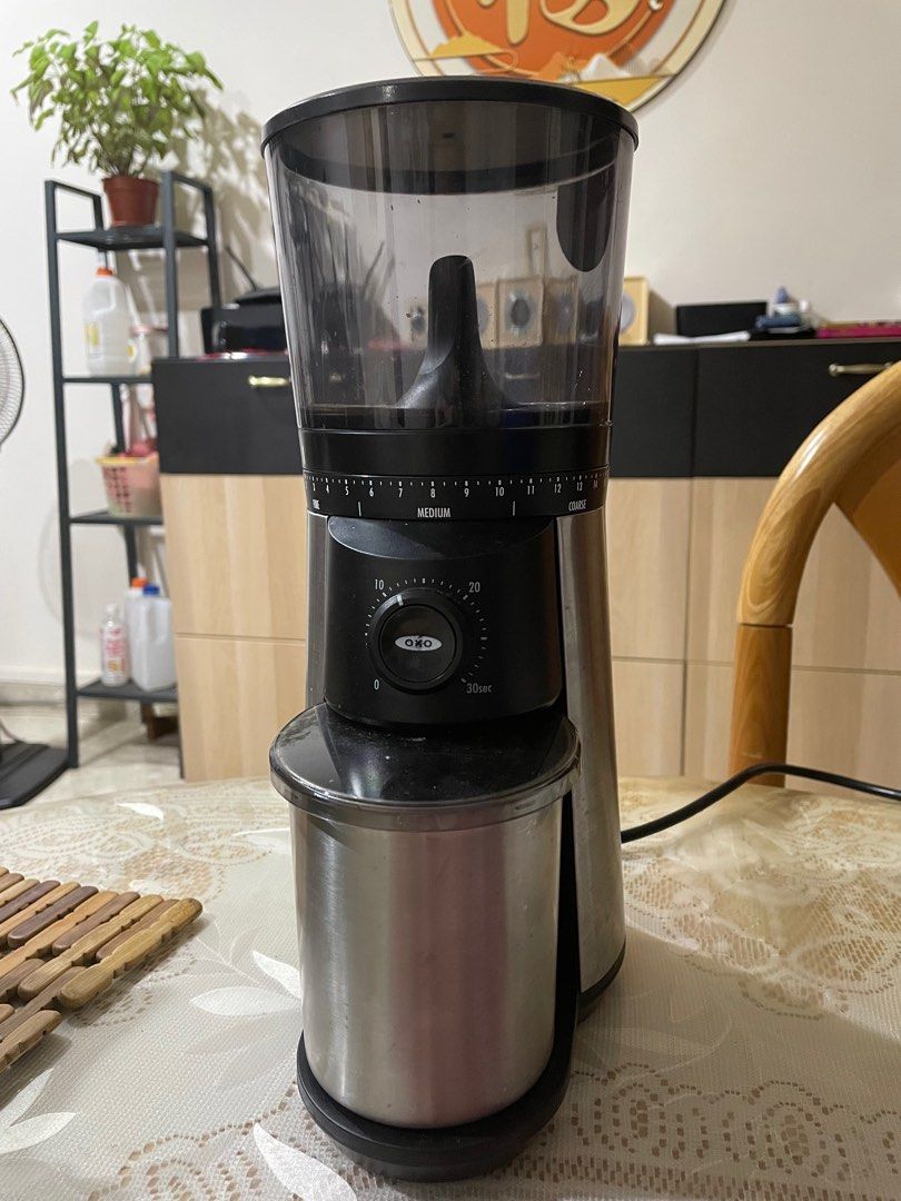 OXO Brew Conical Burr Coffee Grinder (with voltage transformer), TV