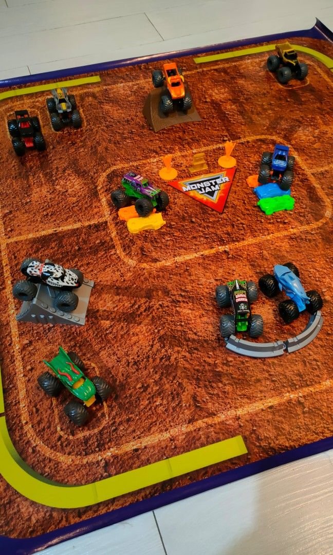 Playmat Arena Monster Jam Preorder on Carousell