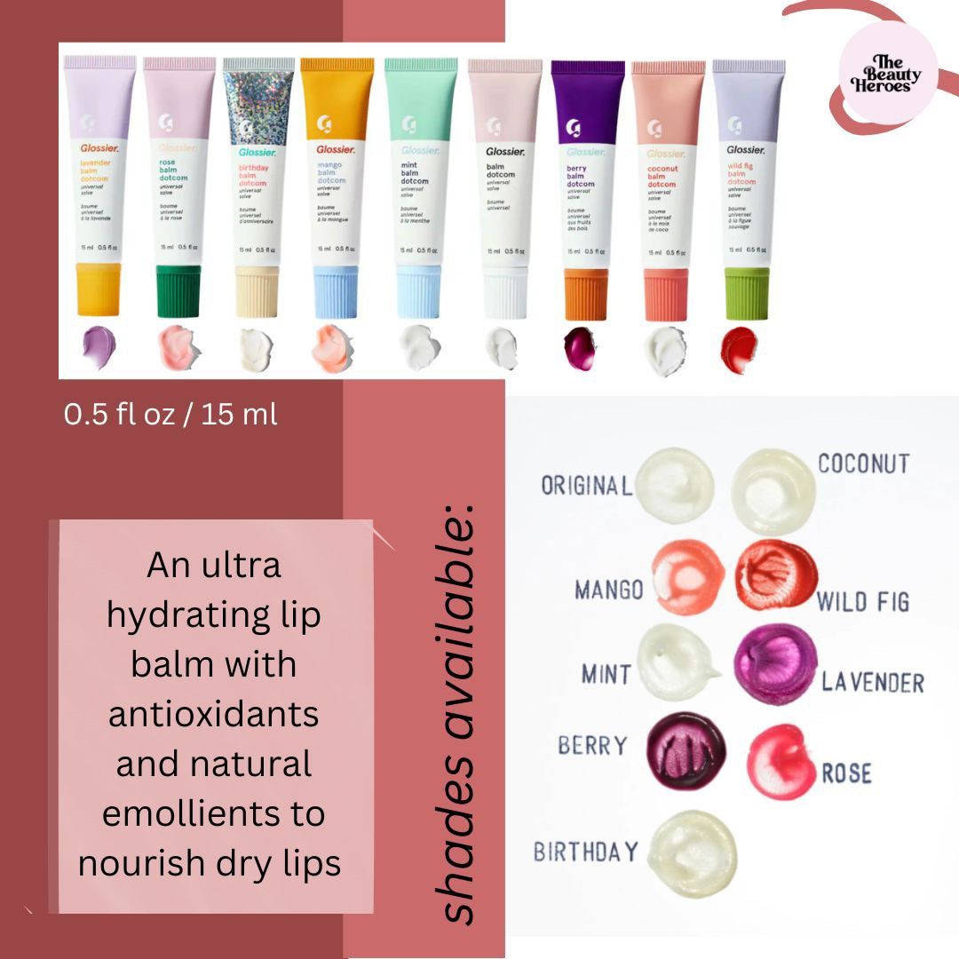Glossier Lip Balm [Ready stock], Beauty & Personal Care, Face, Face Care on Carousell