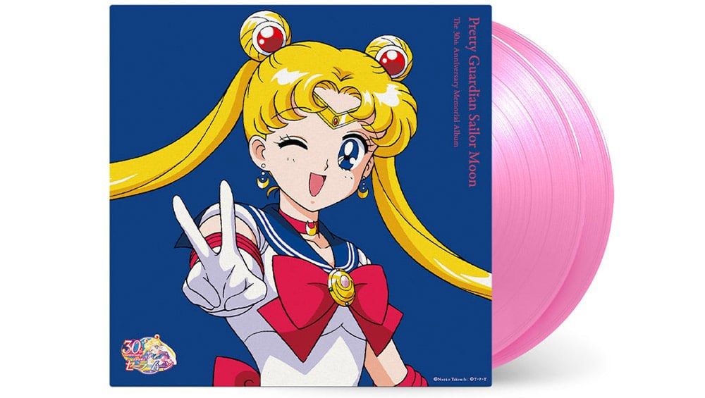 Pretty Guardian Sailor Moon (美少女戦士セーラームーン) - The 30th Anniversary Memorial  Album (Pink Vinyl, LP) with sticker