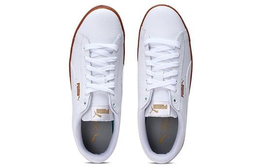 puma vikky platform leather white