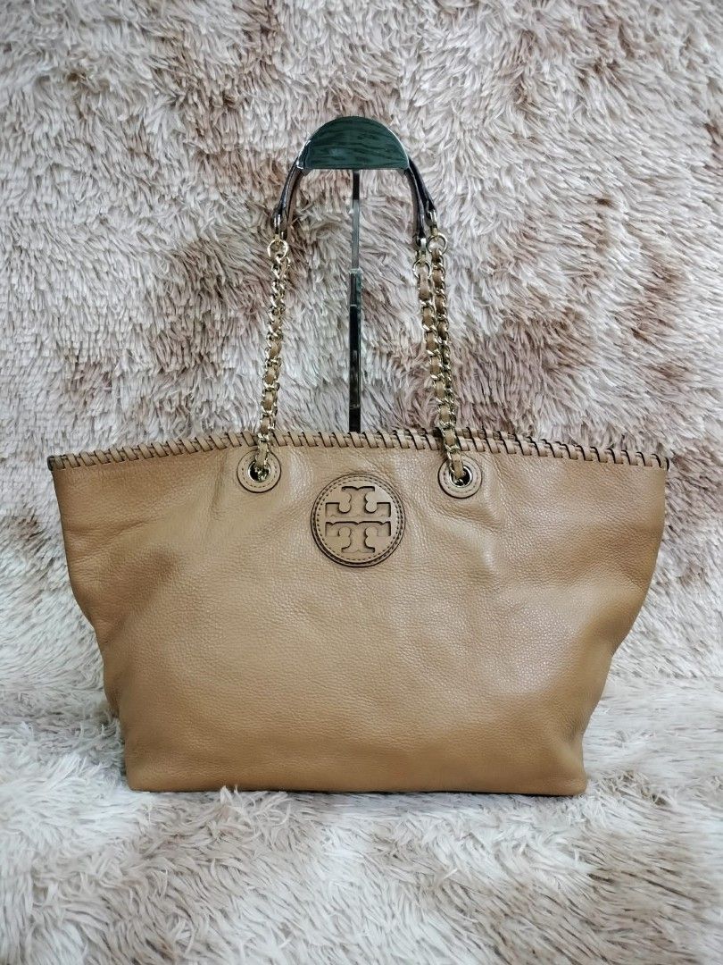 💥RAYA SALE💥 AUTHENTIC TORY BURCH EAST WEST MARION BROWN TOTE BAG, Luxury,  Bags & Wallets on Carousell