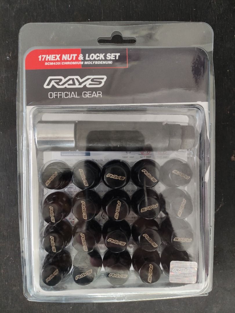RAYS TYRE NUT 12 x 1.5 ORIGINAL MADE IN JAPAN, Car Accessories
