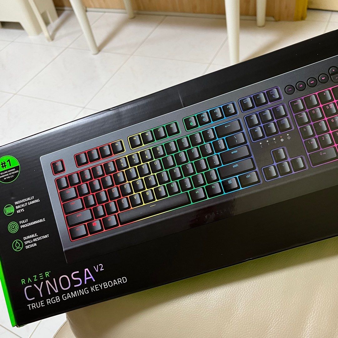 Razer Cynosa V2 Keyboard, Computers & Tech, Parts & Accessories ...
