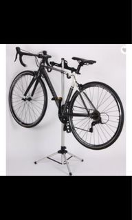 [Ready Stocks in SG!]  Single Bike Tripod Stand / Bicycle Repair Stand / Portable Display Rack Adjustable Height Aluminum