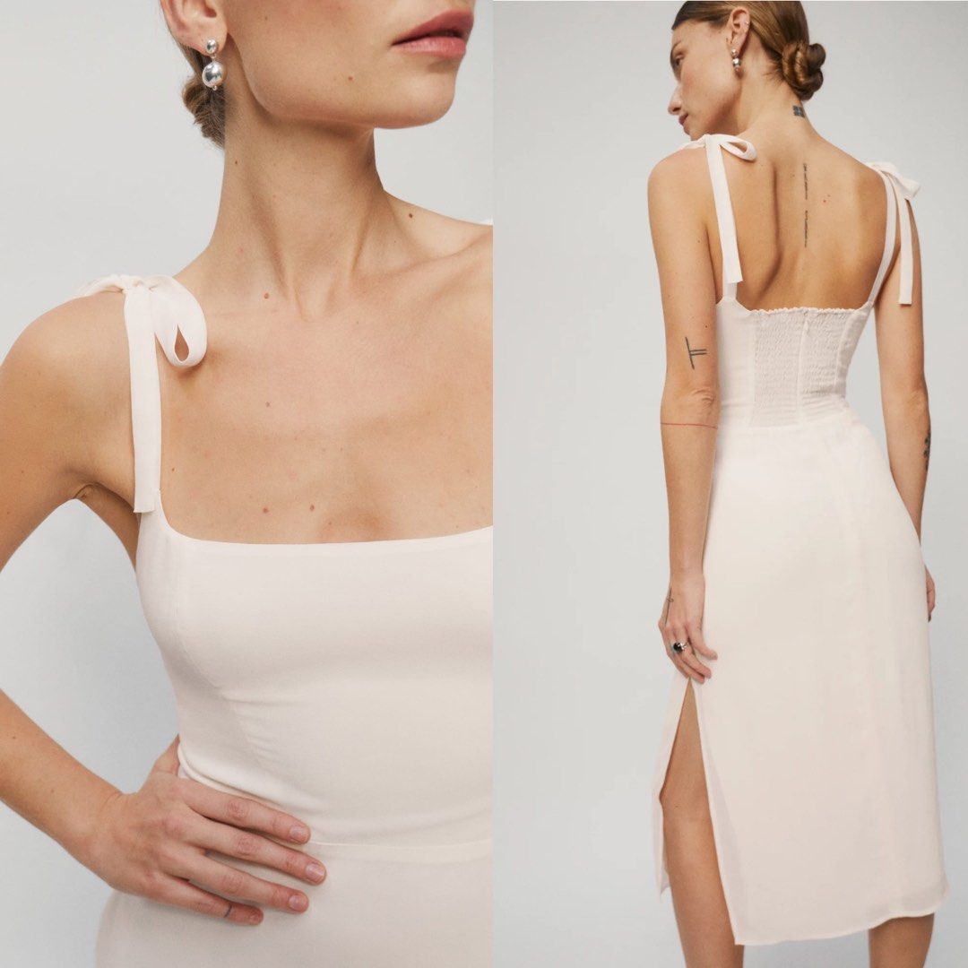 Reformation ivory dress store