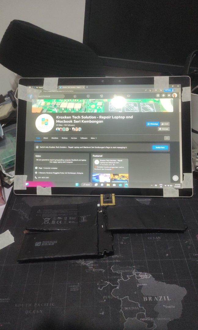Replace Battery Surface Pro 6, Computers & Tech, Laptops & Notebooks on