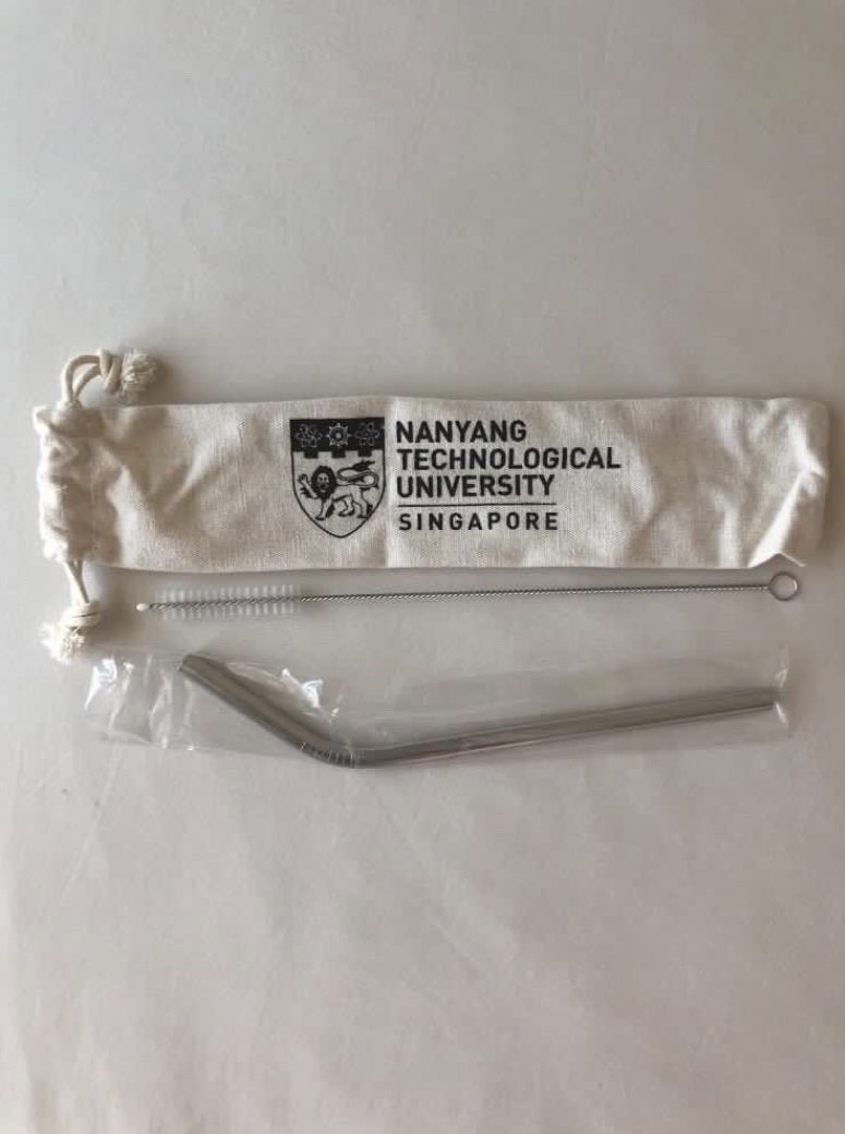 Stainless Steel Reusable Metal Straw and Cleaner, Furniture & Home