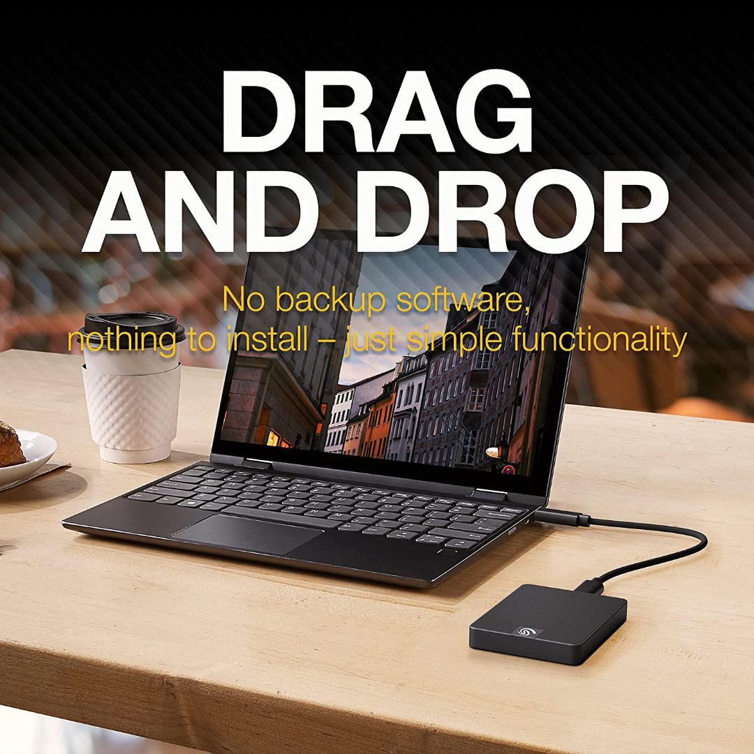 Seagate Expansion SSD 1TB External Solid State Drive USBC and USB 3.