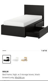 Single Bed Frame with storage