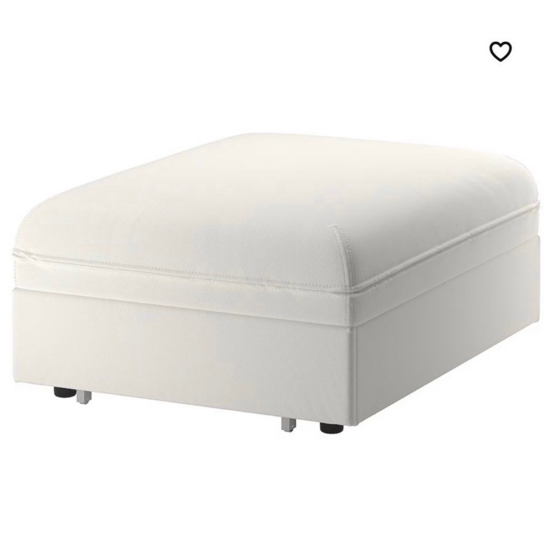 Sofa Bed Ottoman Convertible Leather Ikea Vallentuna Footstool Pull Out Bed, Furniture & Home