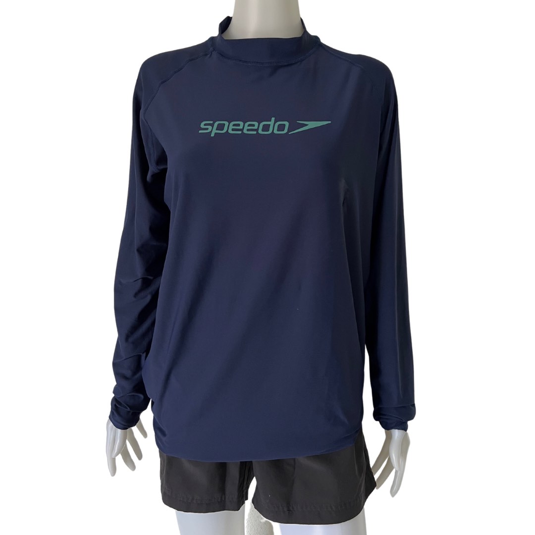 SPEEDO rash guard (with minimal damage), Women's Fashion, Activewear on