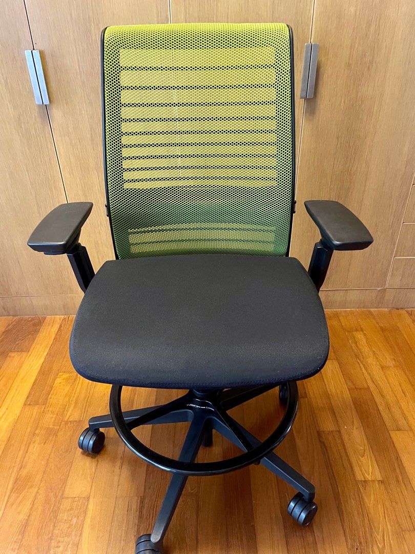 Steelcase think shop drafting stool