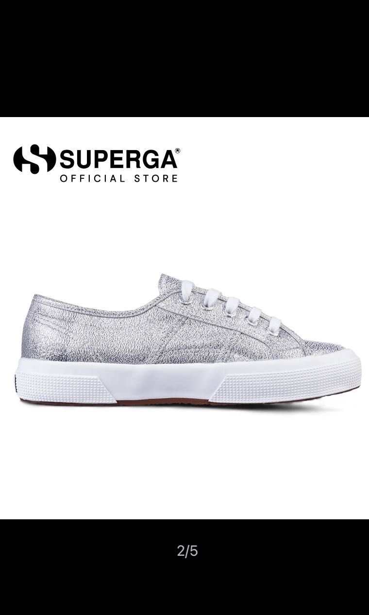 superga grey metallic