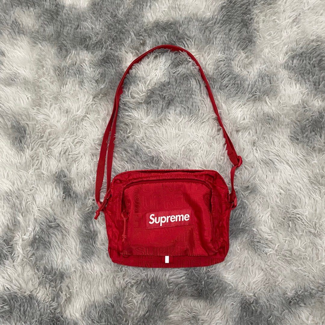 supreme waist bag ss20(red), Men's Fashion, Bags, Sling Bags on Carousell