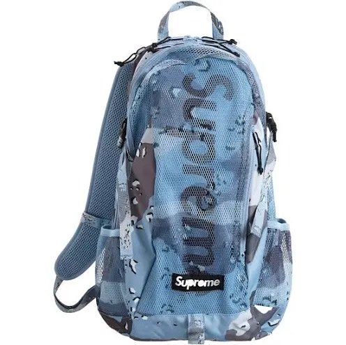 Supreme SS20 Blue Chocolate Chip Camo Backpack Bape Bathing Ape