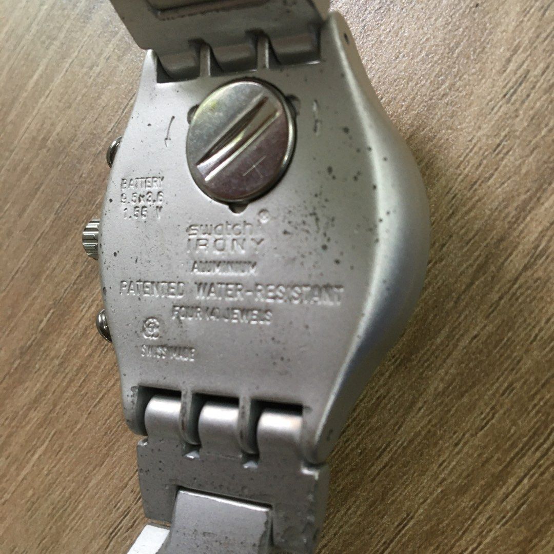 Harga jam tangan new arrivals swatch irony aluminium patented