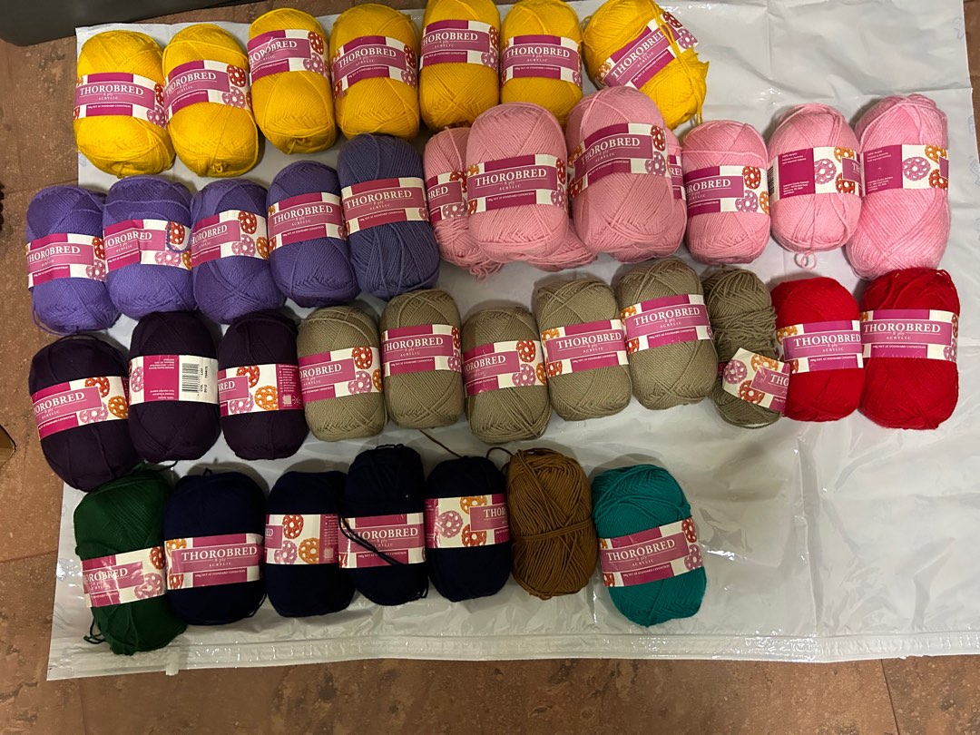 Thorobred Knitting Yarn, Hobbies & Toys, Stationery & Craft, Craft