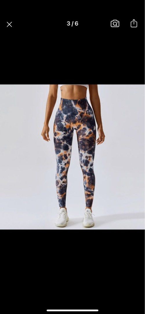 Elastic Camouflage Print Fitness Leggings For Women Yoga Pants