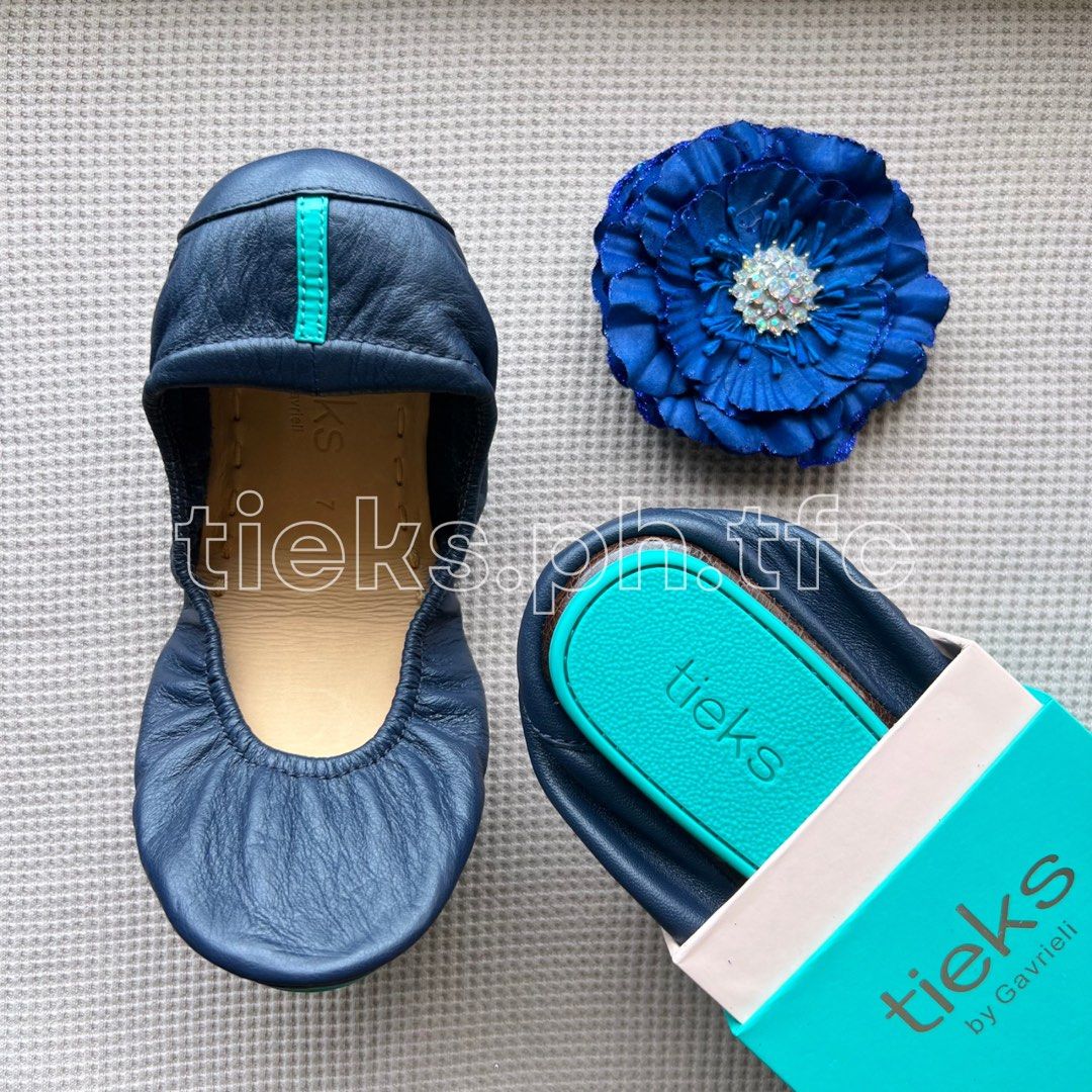Tieks Classic California Navy Women s Fashion Footwear Flats