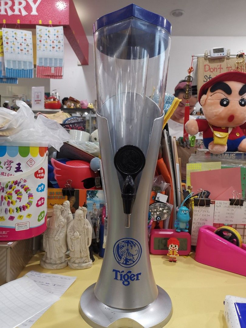 Tiger Beer Merchandise Collection Tiger Draught Beer Tower 3 Liter 老虎啤酒塔, Hobbies & Toys