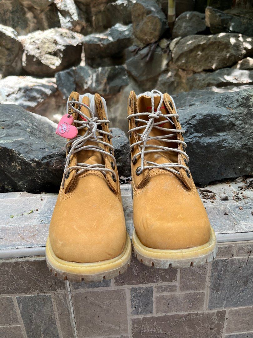 Timberland Premium 6 Inch Waterproof Boot Wheat Nubuck US 8 W