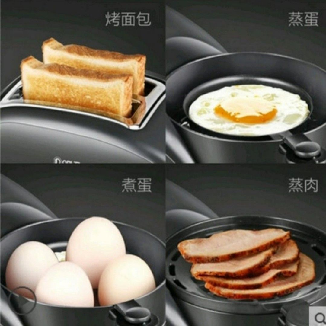 Toaster (Multi function) (Category: Ovens & Toasters) located in Singapore. Submitted by d.ian (Listing ID 1225127453, Image 3). Description: (Brand New Set, sealed box) Multi function toaster, can toast bread/ steam eggs/ steam meat/ fry egg etc. Pls see pictures for more details. Price reduced. Pls maker offer if keen. Thks.