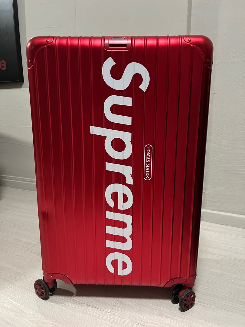 Mala LV Supreme Red  Supreme, Red, Luggage
