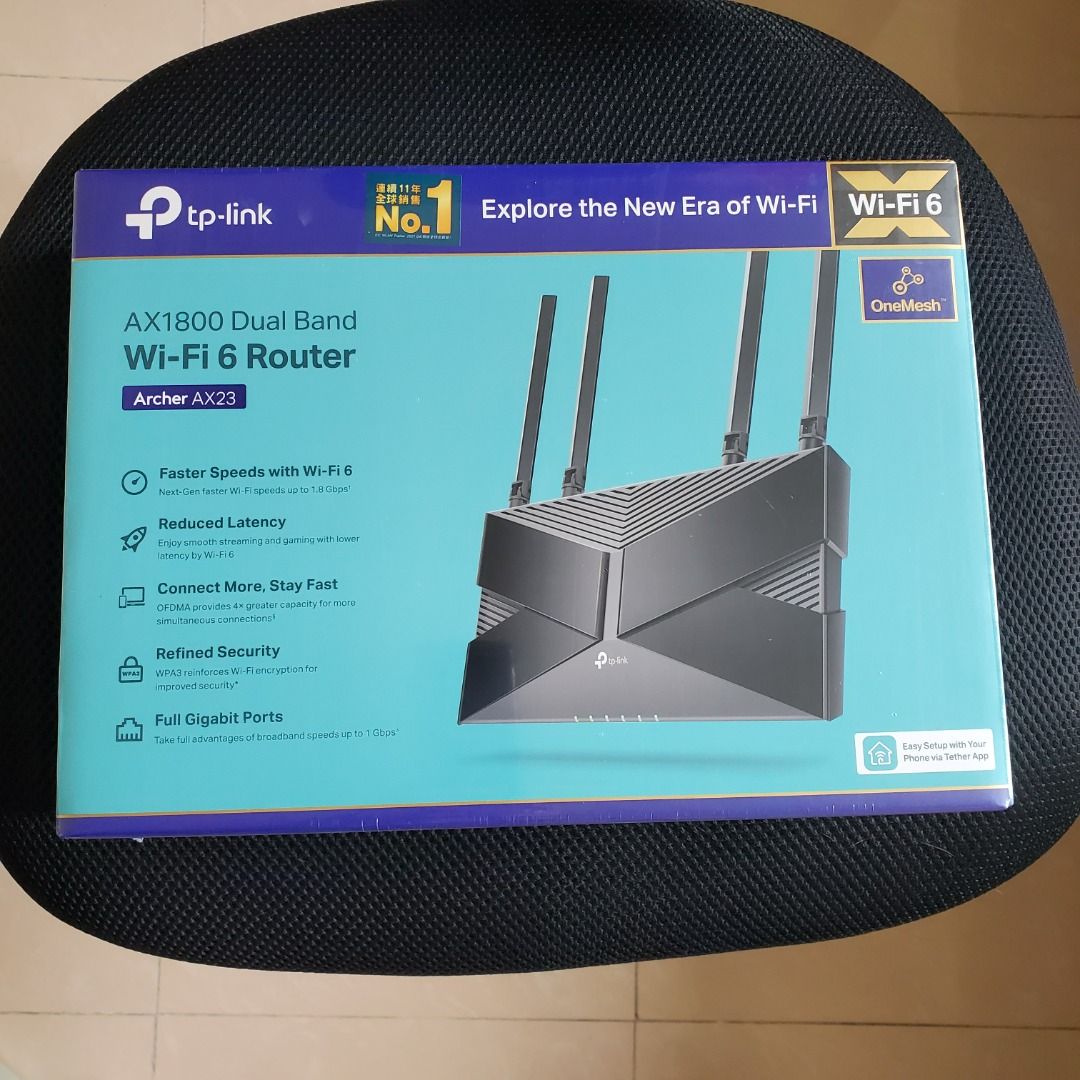 TP-Link TL-AX23 Archer AX23 AX1800 Gigabit Wi-Fi 6 Router , 電腦＆科技, 電腦周邊 ...
